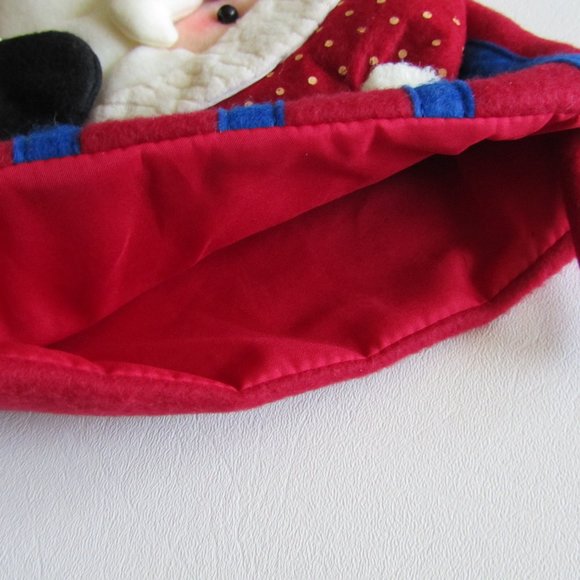 Jingles & Joy 3D Santa & Reindeer Decorative Christmas Stocking Christmas Home - Picture 9 of 12